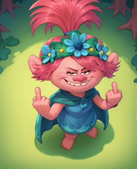 Queen Poppy (Troll) - Trolls