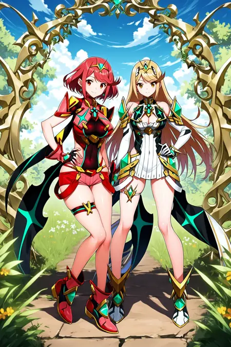 [XL] saitom/斋藤将嗣(Saito Masatsugu)/猫マル商店 《Xenoblade 2》/《异度神剑2》- Artist Style