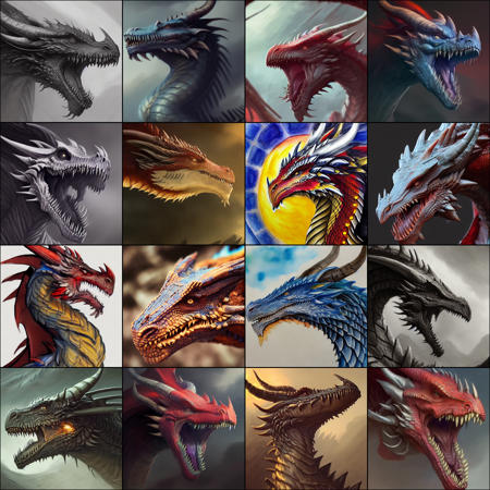 Dragon Diffusion 8500 steps, more input images
