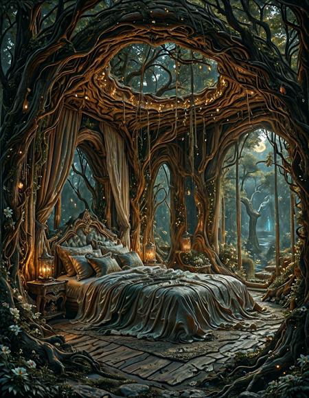 ROOMS : Elven Bedrooms 01