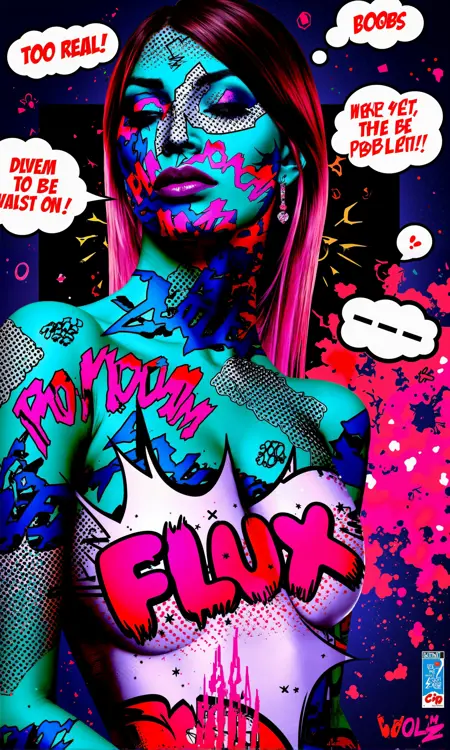 Comic Pop Art Skin [FLUX]