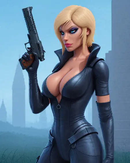[Pandemic Studios (THQ)] Natalya Ivanova Destroy All Humans 2 Character Illustrious