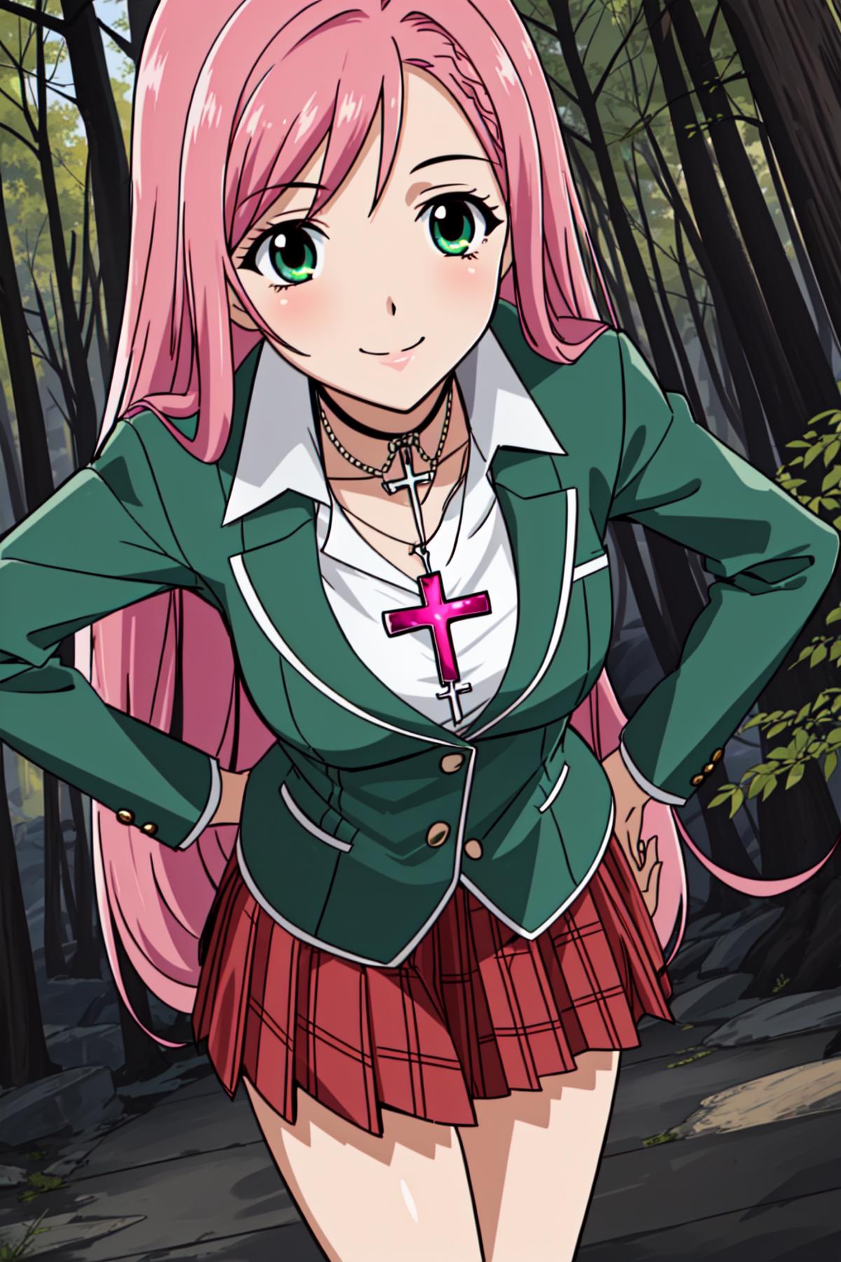 Anime Character - Rosario Vampire - Akashiya Moka image by misspixel