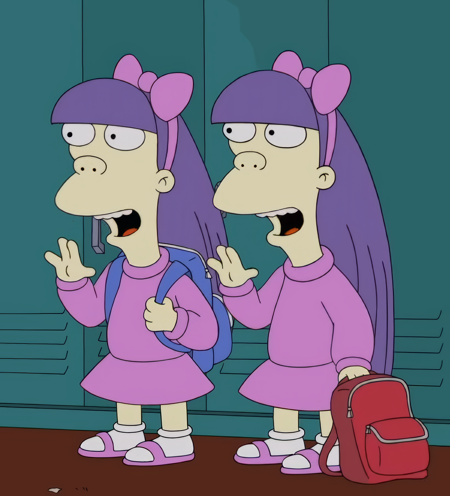 terri and sherri (Simpsons) V1
