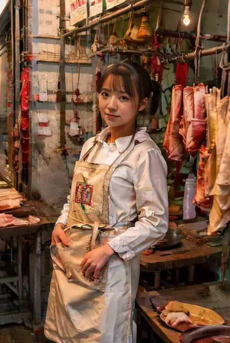 香港の肉屋/Butcher in Hong Kong