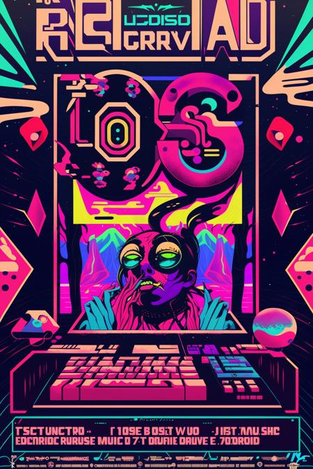 Psychedelic Poster - v1.0 | Stable Diffusion LoRA | Civitai