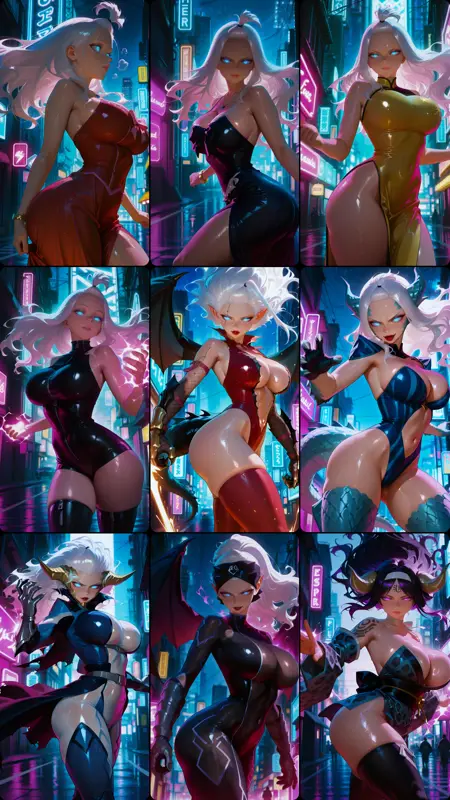 Mirajane Straus - Fairy Tail (4 outfits - 6 satan soul transformations)