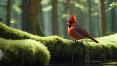 ,kkkkkkkkkkkkkk japan forest wilderness, cardinal bird, (Studio ghibli style, Art by Hayao Miyazaki:1.2), Anime Style, Manga Style, Hand drawn, cinematic, Sharp focus, humorous illustration, big depth of field, Masterpiece, concept art, trending on artstation, Vivid colors, Simplified style, trending on ArtStation, trending on CGSociety, Intricate, Vibrant colors, Soft Shading, Simplistic Features, Sharp Angles, Playful, award winning photograph + cinematic shot + photos taken by ARRI 65 + incredibly detailed, sharpen, details + professional lighting, photography lighting + 50mm, 80mm, 100m + lightroom gallery + behance photographys + unsplash, global illumination, epic award winning photograph (subsurface scattering:1.3), intracate details, ambient occlusion, global illumination, realism, hyper realistic, hyper detailed