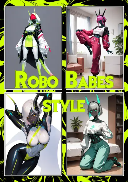 Robo Babes style [PonyXL]