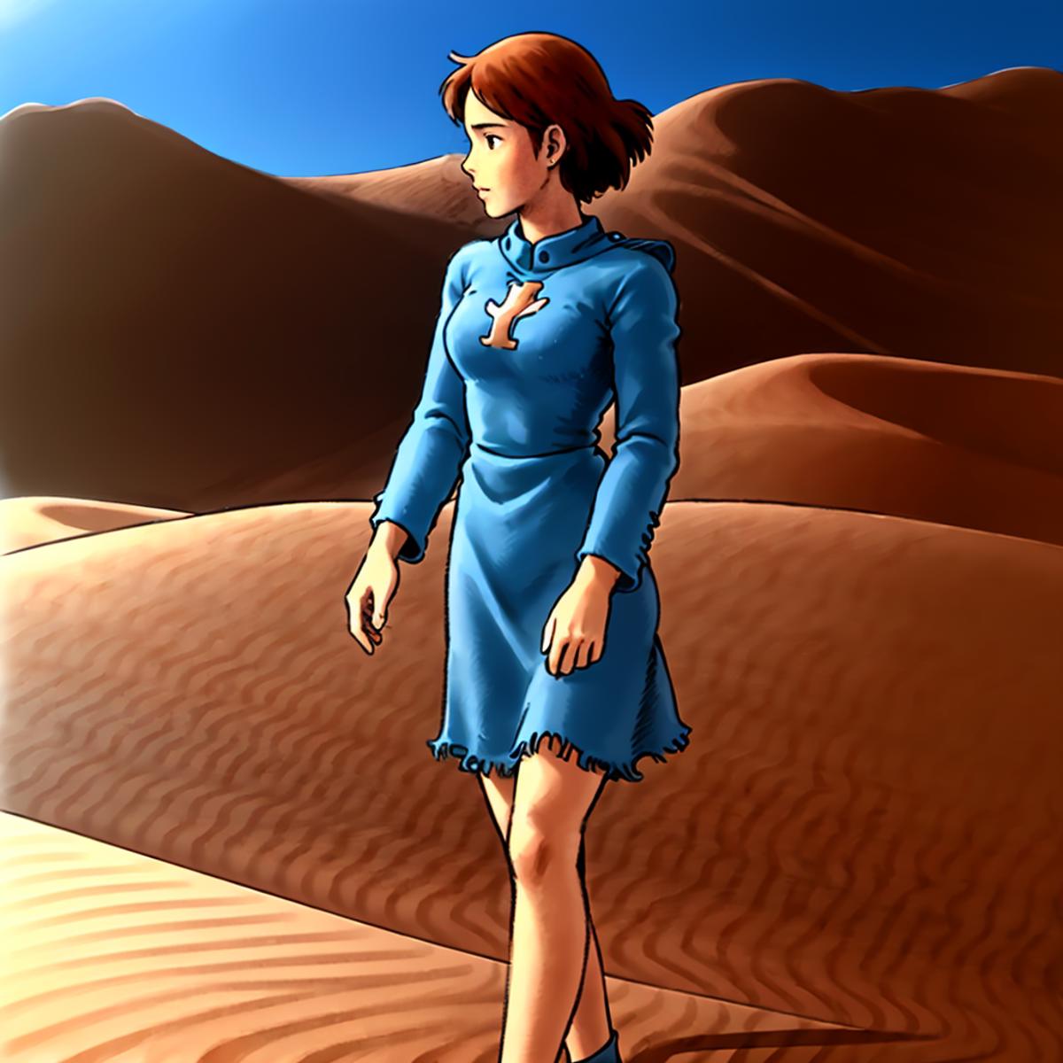 Nausicaa comics (Nausicaa of the Valley of the Wind) LORA image by jibunsagasinotabi