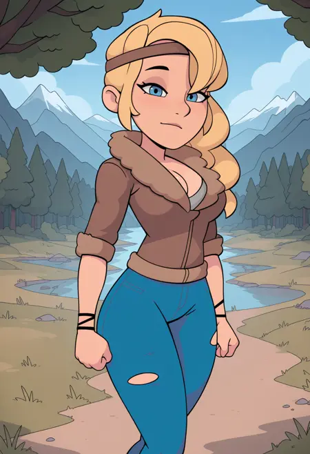 Astrid, (Camp Pinewood, How to Train Your Dragon), LoRA, IllustriousXL