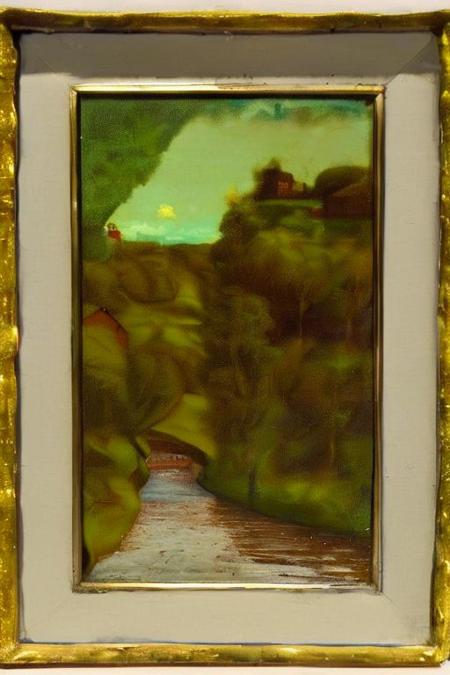 oil painting of (adam jensen:1.2), walking in the chicago <lora:courbet-01:1> gc0urbet , scenery, realistic