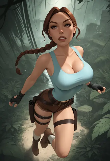 Lara Croft (Tomb Raider Remastered), LoRA, PonyXL | Illustrious XL