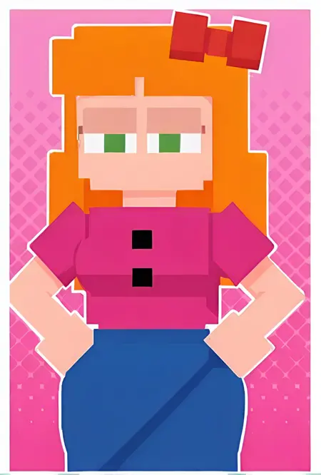 Elizabeth Afton -- Game Accurate 8 bit Minigame FNAF / Five Nights at Freddy's illust
