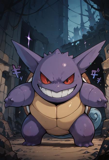 Wargar | カメール x ゲンガー (Pokemon) (Citron OC) [Illustrious] v1.0