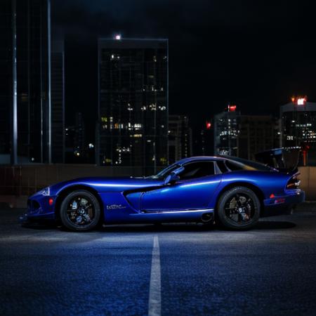 dark night, (((night city))), night lights, (masterpiece, best quality:1.2), ultra-detailed, headlights on, dark sky, moon,  ((Dviper)),moving fast, car in center of photo, presentation, exhibition, <lora:Dviper_V2:0.8>, moving fast, road, fast and furious, blockbuster poster, polished  body with mirror of environmental , realistic photo, 4k, ((city streets)) , New York background , ((night)) , vehicle focus, city, neon lights, skyscraper, wide camera angle,  racing , car with smoke coming out of it driving , city made out of glass, realism, 8 k, exploration, cinematic, t volumetric light,  ((((cinematic look)))), soothing tones, insane details, intricate details, hyperdetailed, low contrast, soft cinematic light, dim colors, exposure blend, hdr, faded, slate gray atmosphere, (hi contrast), Panavision, lens flare, wallpaper