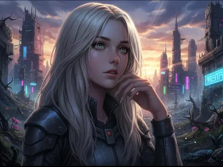 German Blonde Curvy Girl – LoRA