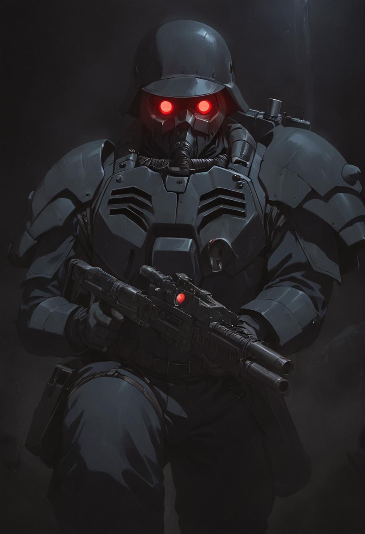 Kerberos Panzer Cops/ケルベロス装甲機動隊 | JIN-ROH | Animagine V3.1 - v1.0 ...