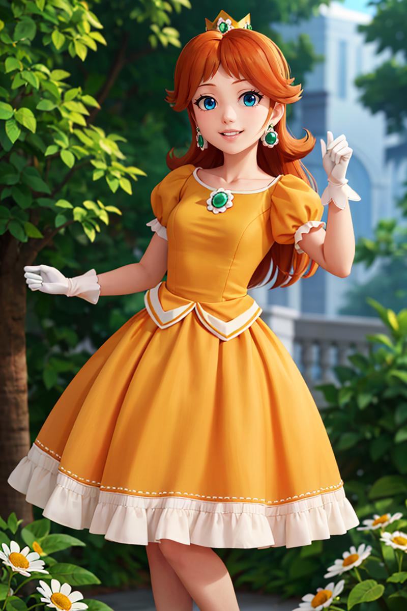 Princess Daisy (デイジー姫) - Super Mario Bros - COMMISSION image by CitronLegacy