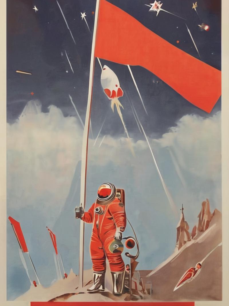 （SDXL）USSR POSTER - 气突苏 🌅 前苏联招贴海报 image by Someone97421