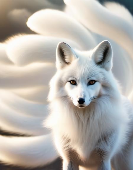 gumiho nine tailed white fox