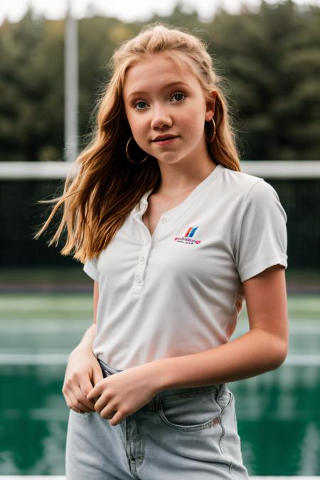 RAW photo of lifewithmak, Henley Shirt at Sports Event, (high detailed skin:1.2), 8k uhd, dslr, soft lighting, high quality, film grain, Fujifilm XT3, <lora:lifewithmak:1>