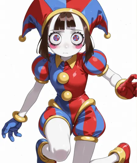 LoRA / illustriousXL / Pomni from The Amazing Digital Circus (Cosplay+Character)