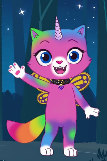 Felicity - Rainbow Butterly Unicorn Kitty Pony