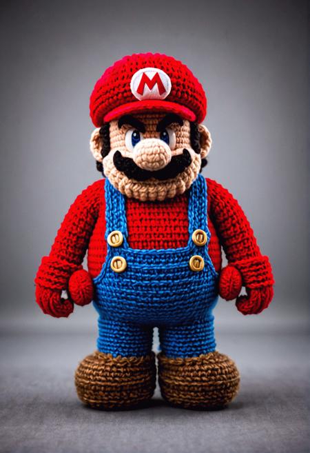 Knitted Characters Knitted Mario Bros