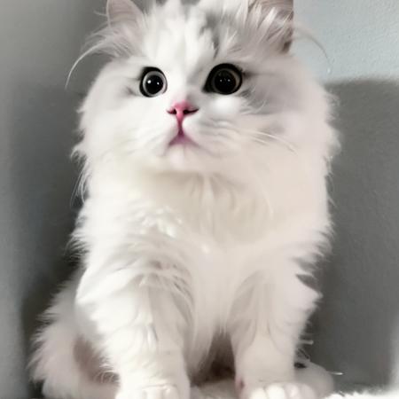 baimaomaolora cat white cat