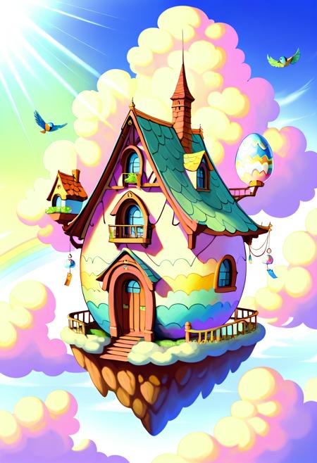 Easter Egg House [Illustrious & SDXL & SD1.5] Illustrious