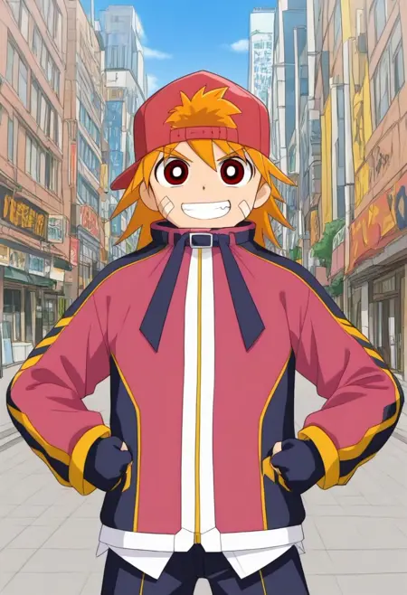 Brick/Bibi of Rowdyruff Boys from Powerpuff Girls Z