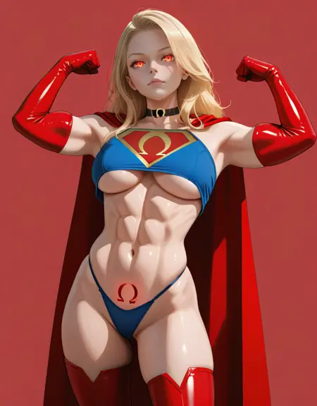 Omegagirl (Supergirl corrupted by Darkseid)