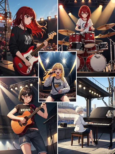Dynamic Instruments - Guitar | Bass | Drums | Piano | Singing