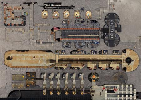 a map of a prison with a bunch of tanks, <lora:UnderMaps-10:0.85>