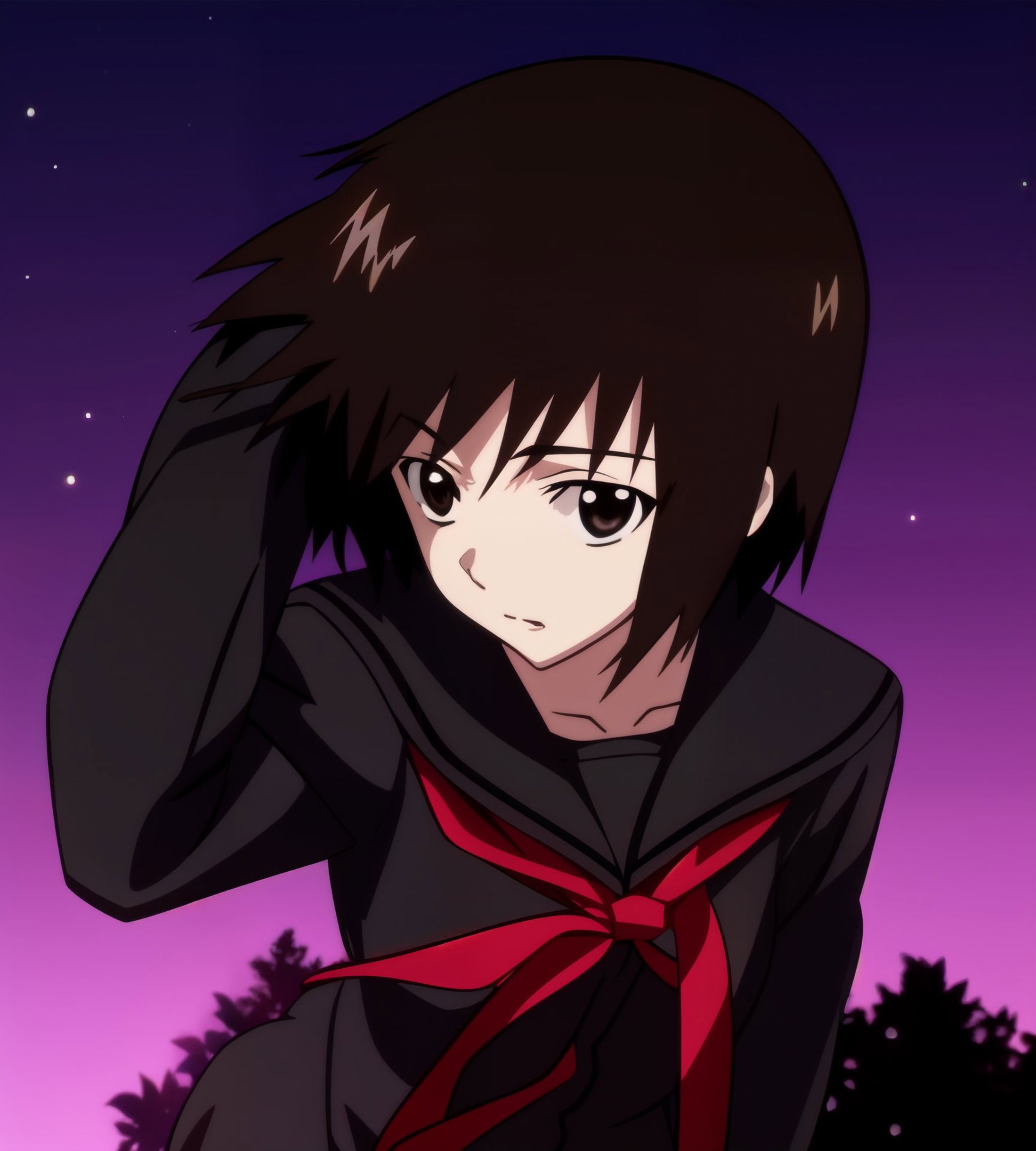 Nakahara Misaki / Welcome to the NHK / original anime style image by bloknoto