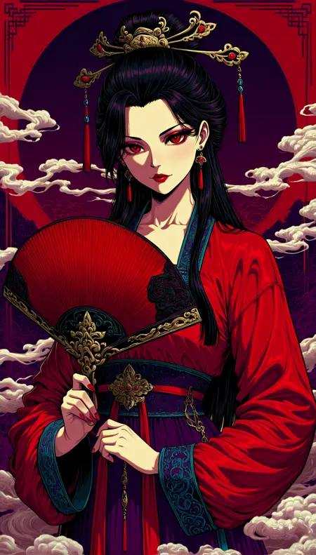 Crimson Voidcarve Style LoRA [Illustrious+Pony+XL]