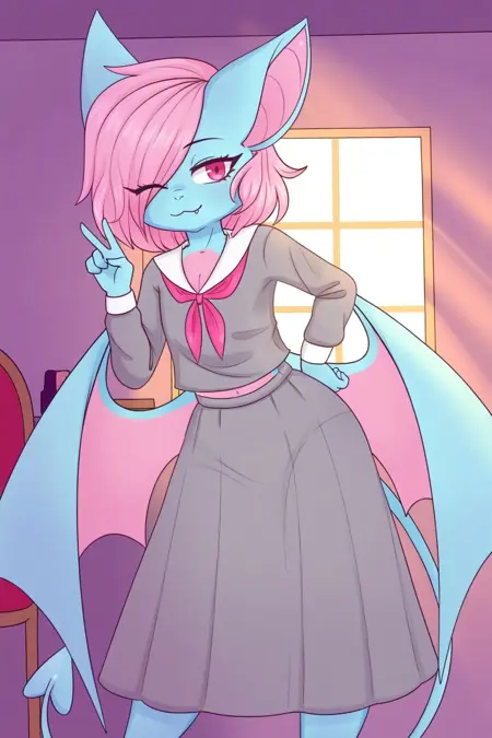 Terry The Bat Adult/Shortstack