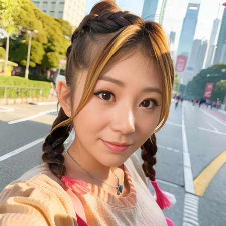 (erica), tvb, kawaii, instagram, artist, 8k,
by photographer, photorealistic, hong kong girl, double braid, long hair, best quality, photorealistic, depth of field, detailed face, face focus, looking at viewer, shiny skin,  smile,  blurry background, slim body