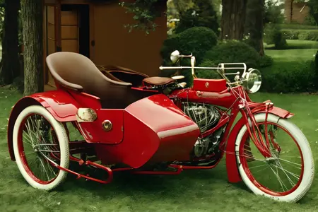 1914 Indian with Sidecar by IMAK
