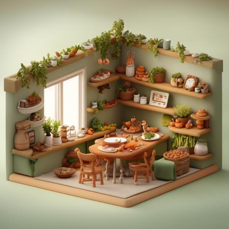OB等轴3d房间 Isometric 3d room V2.0 v1.0