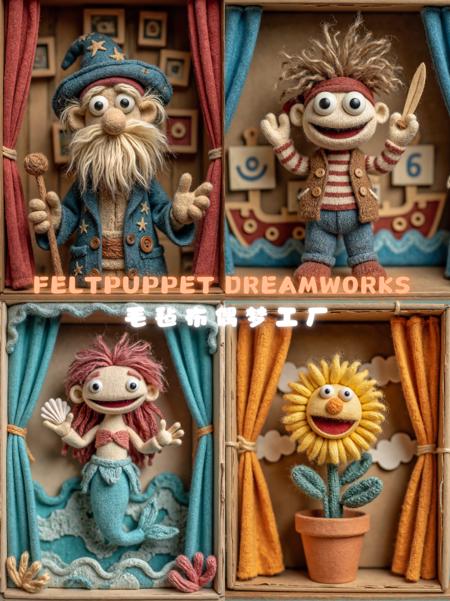 FeltPuppet DreamWorks v1.0