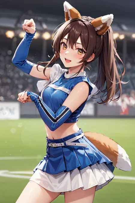 Fighters Girl's Outfit - Kitsune Dance (Hokkaido Nippon-Ham Fighters)
