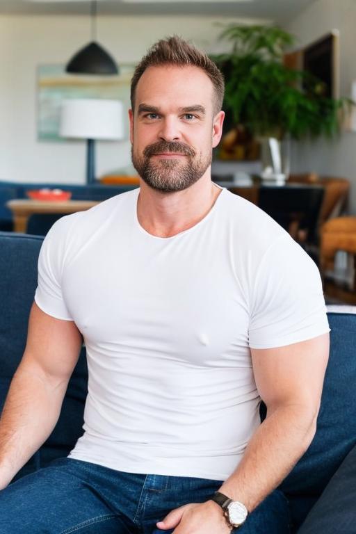 David Harbour image by BeefyAI