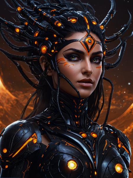 ((((masterpiece)), photographic)), professional detailed portrait, ultra-high detail, sharp, insanely detailed, 


orangeblack, 
hyper detailed masterpiece, dynamic, awesome quality,hyperrealism,ramanga, powerful ancient supernatural entity, humanoid appearance, primal nocturnal, colossal, conflict, , bustling,mechanical,unclear,peaceful,cosmopolitan ,  DonMH010D15pl4yXL <lora:DonMH010D15pl4yXL-000008:1>, aetherpunkai,


<lora:EnvyBetterHiresFixXL01:0:hr=1>,
<lora:MJ52_XL:0.6>, <lora:add-detail-xl:1.5>, <lora:DetailedEyes_V3:1.2>, <lora:PerfectEyesXL:1.0>,
<lora:AetherPunkAIv2:0.8>,  <lora:orangeblack:1.2>,