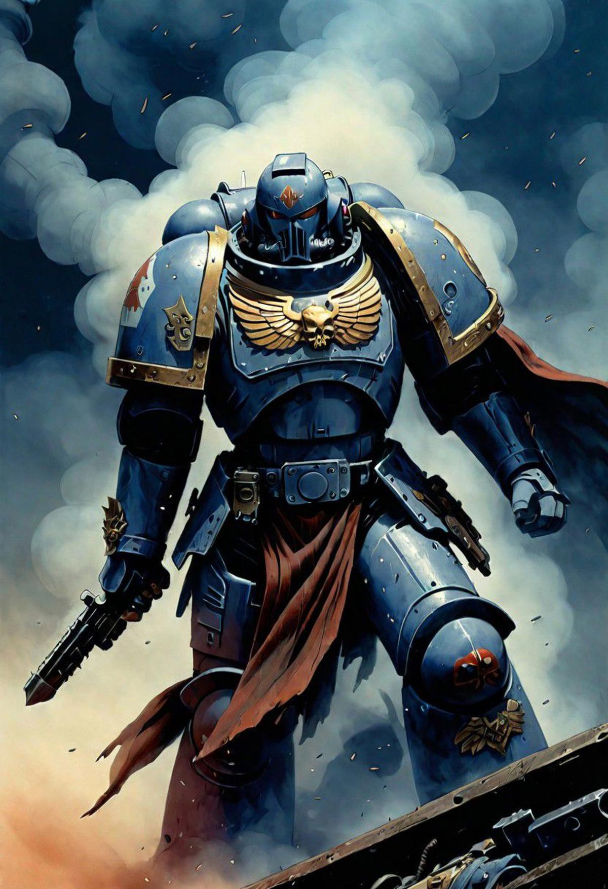 Space Marine v2 (Primaris Marines)- SDXL - Lora image by julya631