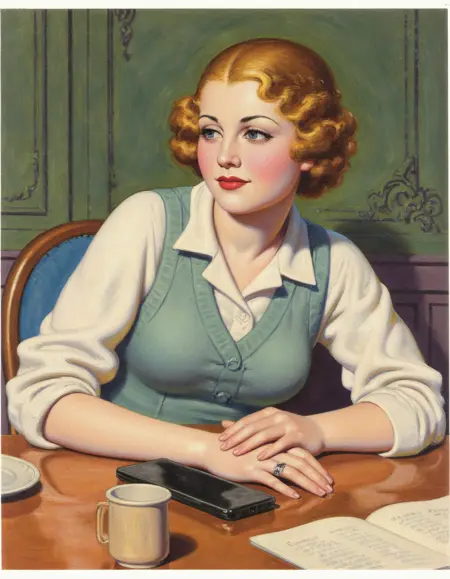 1930's Pin up - Enoch Bolles Style