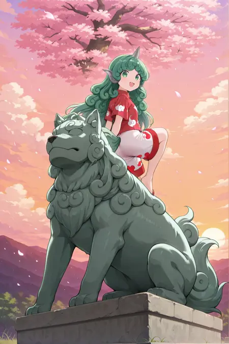 Aunn Komano (Touhou Project) -  高麗野あうん (東方)
