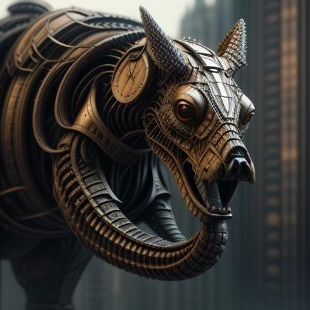 OverallDetail, rim light, gl0ssy_vray_8k, Extremely intricate, epic background, gigantic, masterpiece, 8k resolution, otherworldy animal, amazing, different angles,