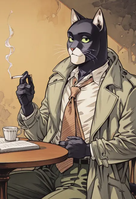 John Blacksad (Blacksad) [Illustrious]